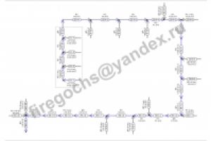 Расчётная схема эвакуации