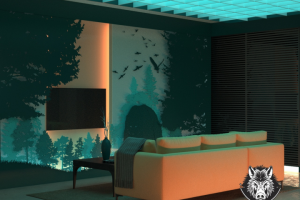 Проект "Голубой лес" из панелей WEPR