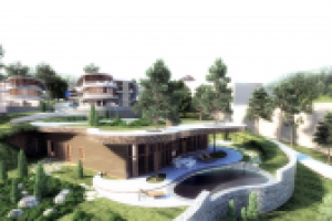 Банный комплекс на берегу моря