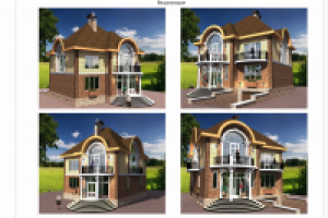 2-этажный коттедж с цокольным этажом