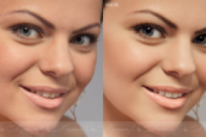 ретушь студийного портрета