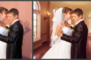 Ретушь + Замена фона + Художественная обработка