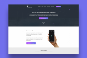 Лендинг для IT компании в Украине