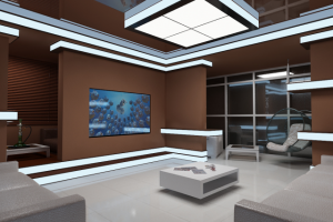 Концепция футуристического интерьера