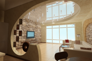 Гостиная-студия