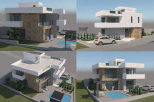 Коттедж в минималистическом стиле