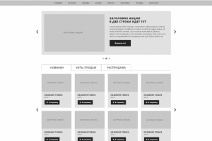 Прототип для интернет-магазина парфюмерии