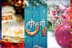 Новогодние пожелания (flexbox)