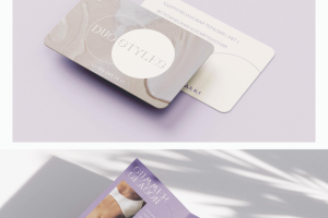 Новый малый фирменный стиль для салона красоты DUO STYLE