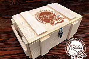 Шкатулка с лазерной гравировкой