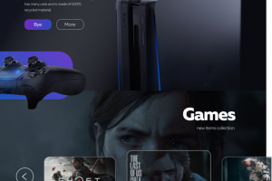 Сайт для предосмотра PlayStation 5