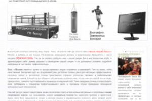 Бокс в Москве