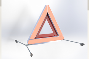 Знак аварийной остановки со светодиодной подсветкой