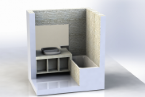 Тумбочка в ванную