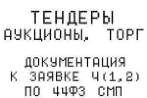 Тендеры, подготовка заявки Ч(1,2) по 44ФЗ СМП