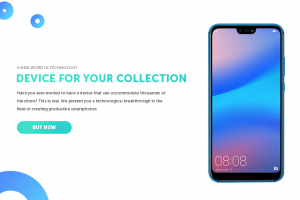 Презентация смартфона первый экран