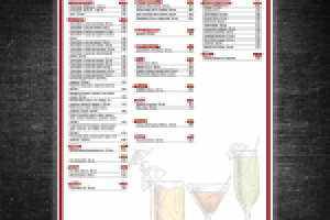 Оформление меню пиццерии
