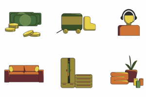 Иконки для сайта мебельного магазина