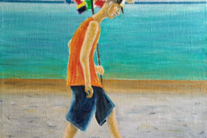 Продавец сладкой ваты