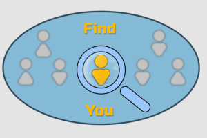 Логотип для сервиса по поиску персонала "Find You"