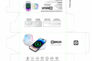 Дизайн упаковки: Колонка-зарядка "SAKUN"