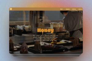 лендинг для корейского кафе