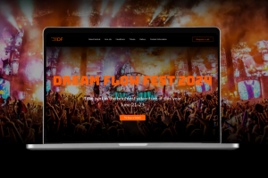 Лендинг для музыкального фестиваля