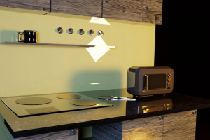 3Д визуализация кухни