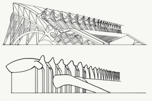 Преобразование музея науки в Валенсии