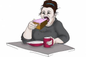 Тетка с тортом