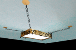 люстра над бильярдом