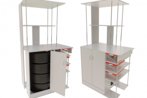 Шкаф-стеллаж на лоджию