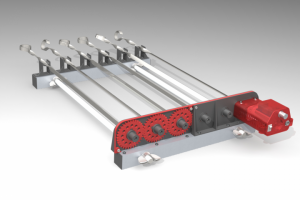 3d моделирование устройства "шампура-самокруты"