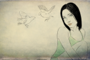 дружеский портрет подруги