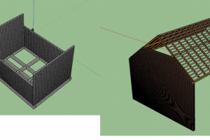 Моделирование дома, частей дома