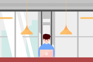 Man in the office