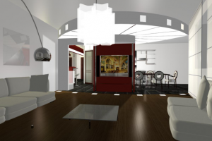 Квартира для американца-гостиная