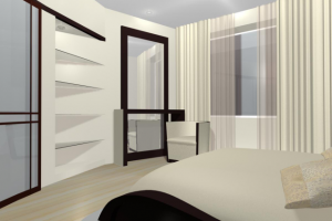 Квартира для американца-спальня