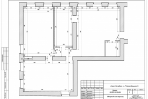 Квартира для Олега-обмерный план