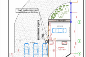 Михаил-территория-гараж план