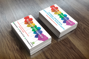 Визитка для студии воздушных шаров