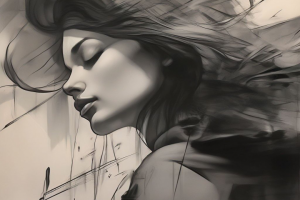 Иллюстрация монохром