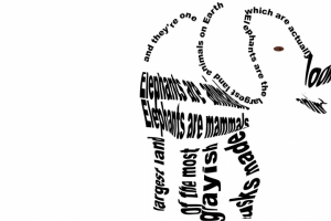 Изображение с помощью текста