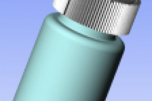 Баночка с крышкой