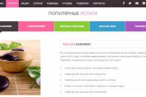 Установка лэндинг пэйдж о SPA салоне на CMS Wordpess
