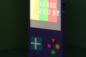 low poly game station