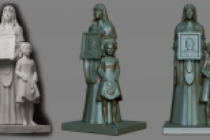 Моделирование памятника по фото