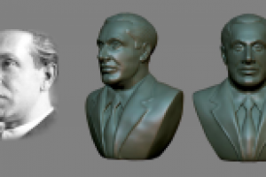 Моделирование бюста по фотографии