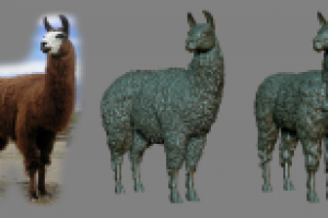 Моделирование животного "Лама"