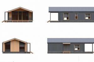 Архитектурный проект барнхаус 6,5х12,95